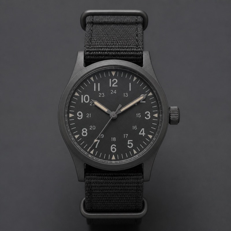 Graphite Field Watch