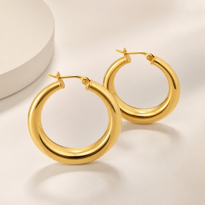 Grace Gold Hoops