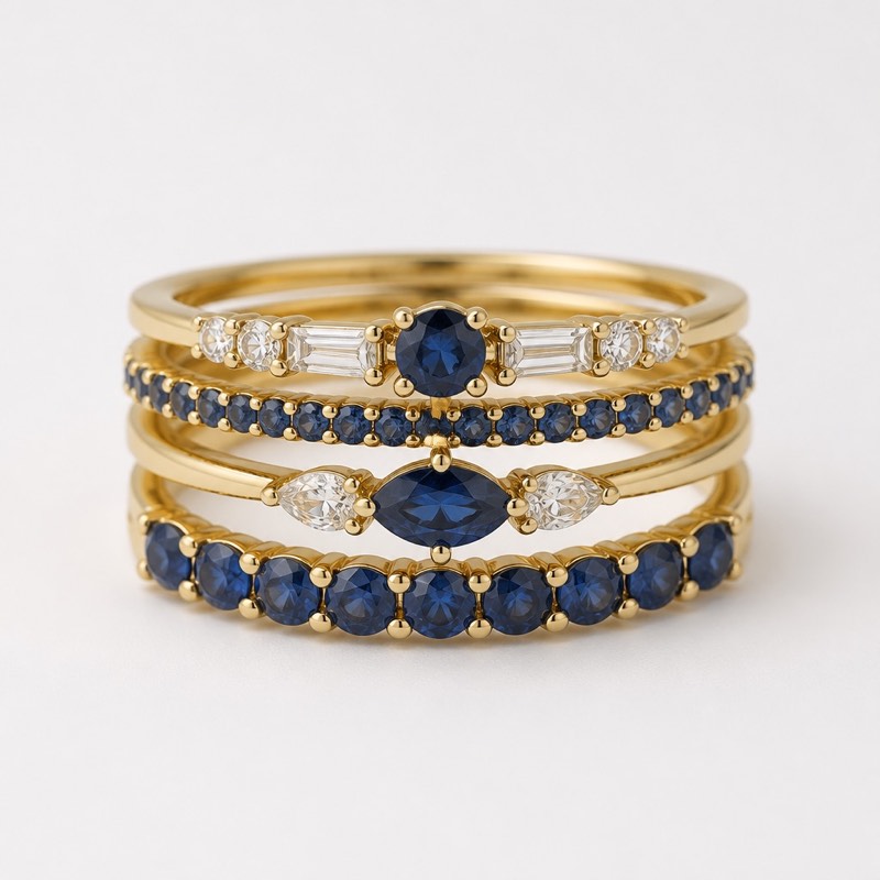 Sapphire Stack Ring